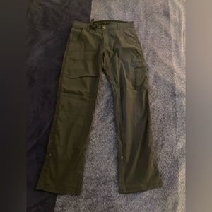 Grey prana hiking pants - 32w/32l